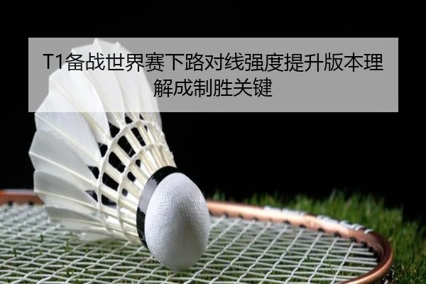 T1备战世界赛下路对线强度提升版本理解成制胜关键 | JNsports